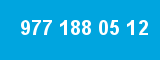 977 188 05 12 977 188 05 12